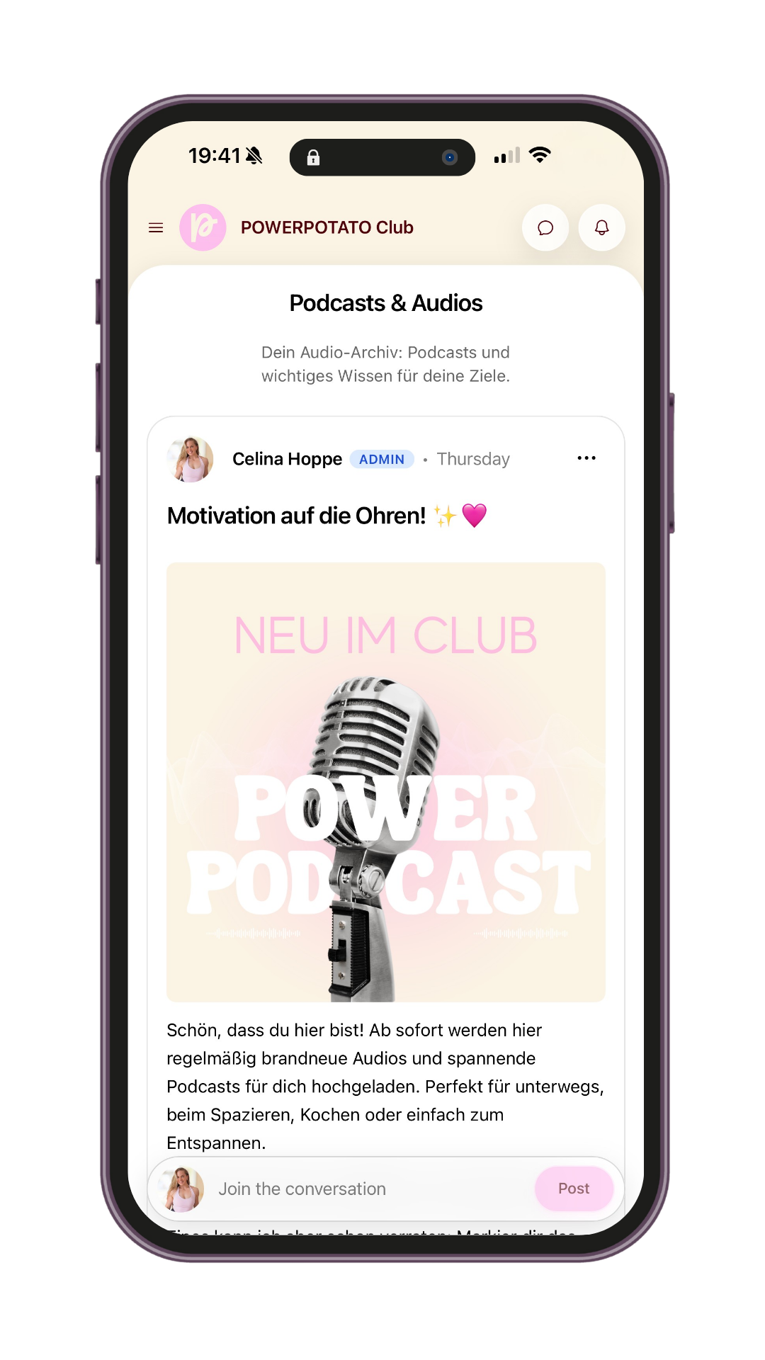 Podcasts und Audios